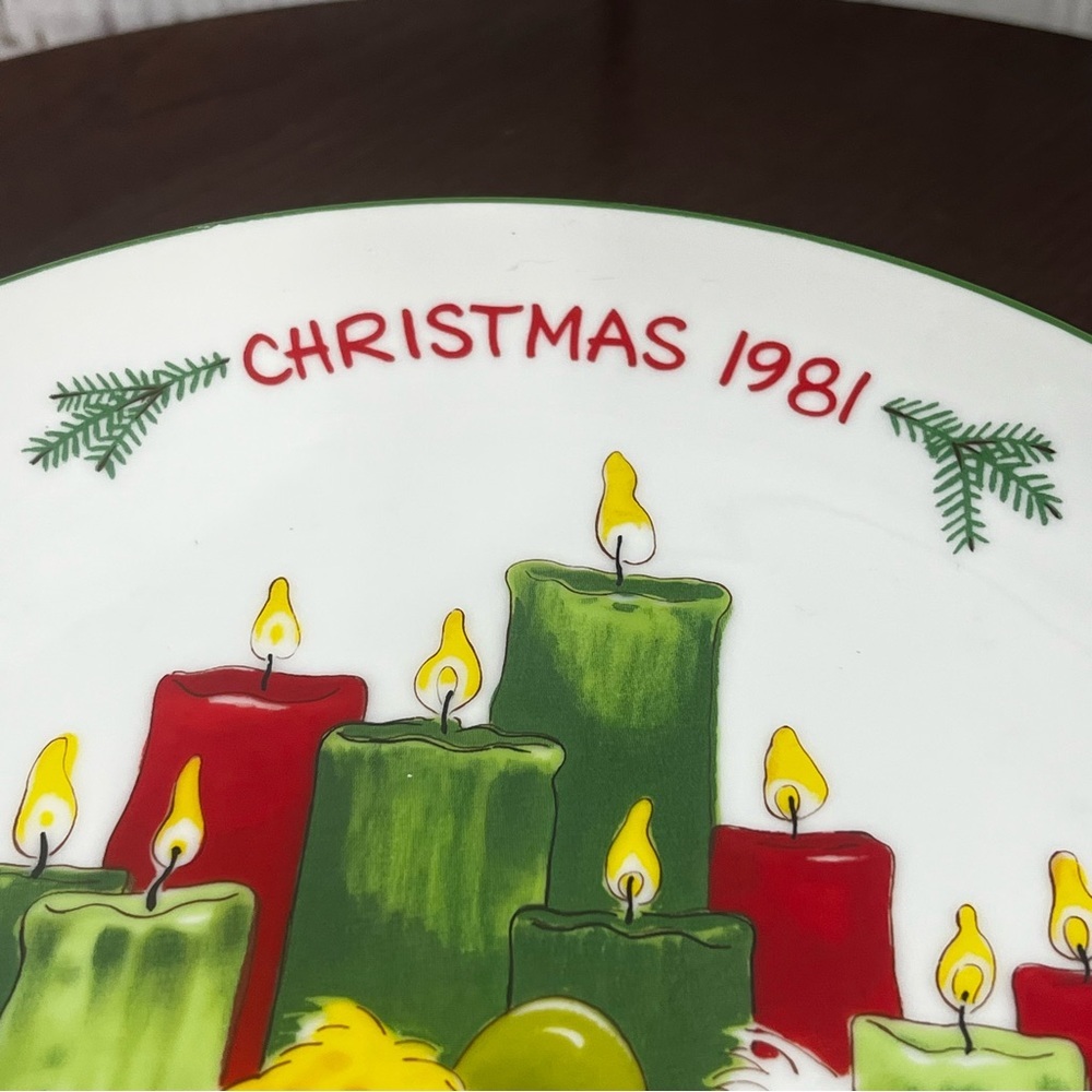 Enesco x Suzy Spafford Suzy’s Zoo Christmas 1981 Porcelain Collectible Plates 5 - Picture 3 of 11